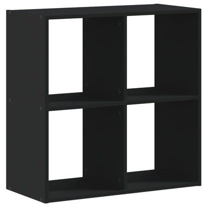vidaXL Bücherregal Schwarz 68,5x32x68,5 cm Holzwerkstoff