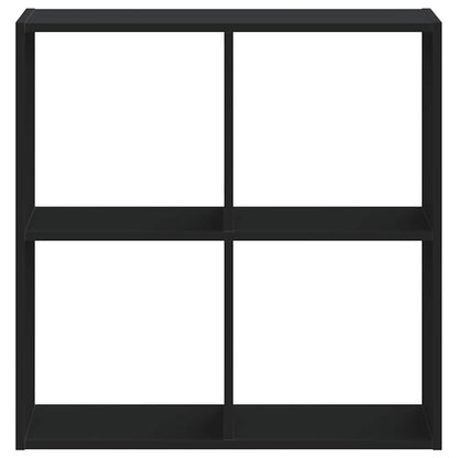 vidaXL Bücherregal Schwarz 68,5x32x68,5 cm Holzwerkstoff