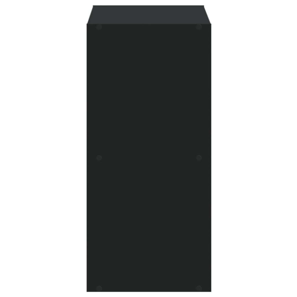 vidaXL Bücherregal Schwarz 68,5x32x68,5 cm Holzwerkstoff