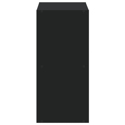 vidaXL Bücherregal Schwarz 68,5x32x68,5 cm Holzwerkstoff