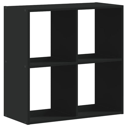 vidaXL Bücherregal Schwarz 68,5x32x68,5 cm Holzwerkstoff