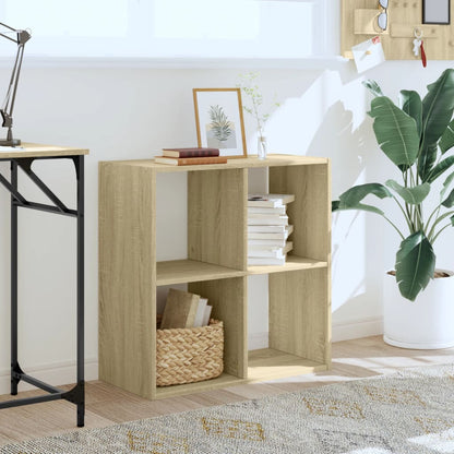 vidaXL Bücherregal Sonoma-Eiche 68,5x32x68,5 cm Holzwerkstoff