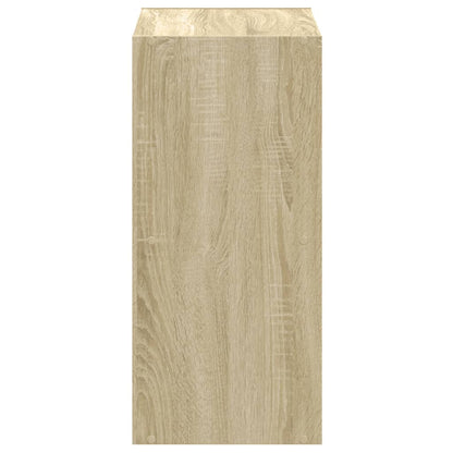 vidaXL Bücherregal Sonoma-Eiche 68,5x32x68,5 cm Holzwerkstoff