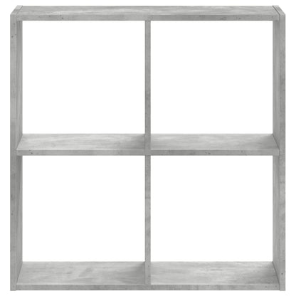 vidaXL Bücherregal Betongrau 68,5x32x68,5 cm Holzwerkstoff