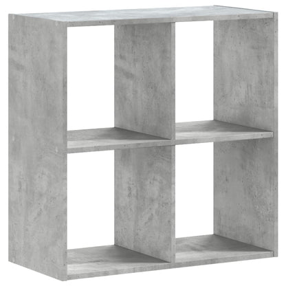 vidaXL Bücherregal Betongrau 68,5x32x68,5 cm Holzwerkstoff