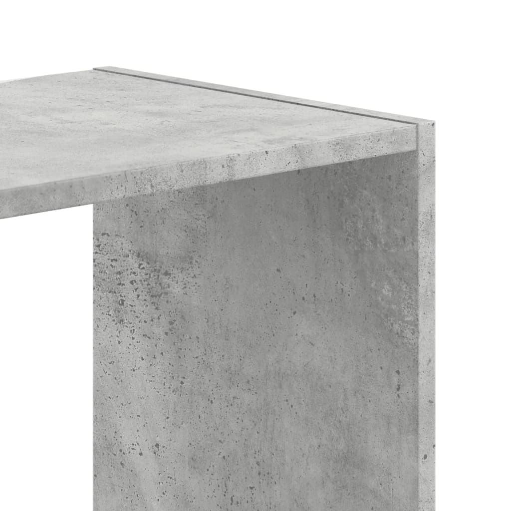 vidaXL Bücherregal Betongrau 68,5x32x68,5 cm Holzwerkstoff