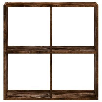 vidaXL Bücherregal Räuchereiche 68,5x32x68,5 cm Holzwerkstoff