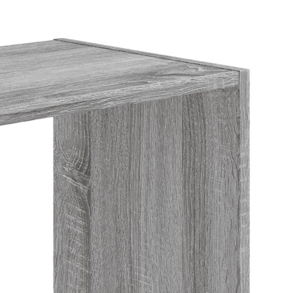 vidaXL Bücherregal Grau Sonoma 68,5x32x68,5 cm Holzwerkstoff