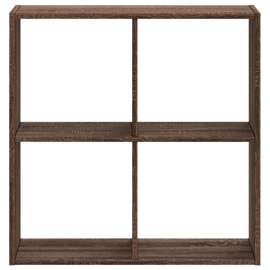 vidaXL Bücherregal Braun Eichen-Optik 68,5x32x68,5 cm Holzwerkstoff