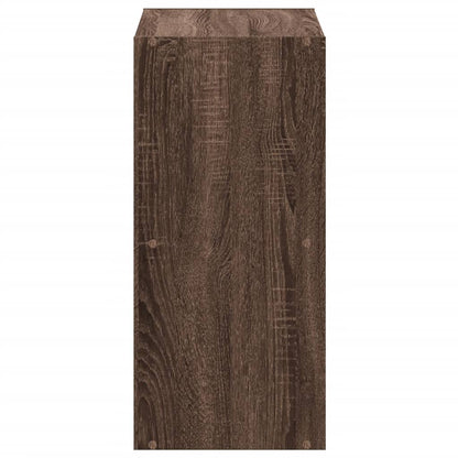 vidaXL Bücherregal Braun Eichen-Optik 68,5x32x68,5 cm Holzwerkstoff