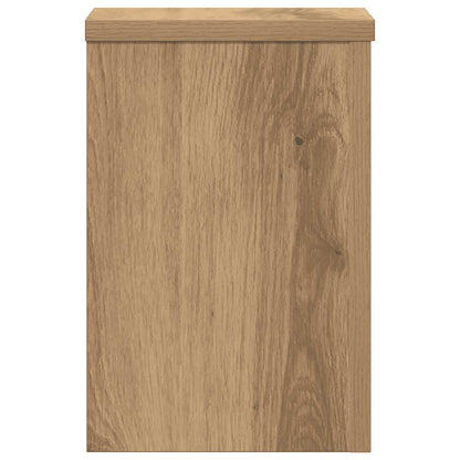 Pflanzenständer 2 Stk. Artisan-Eiche 20x20x30 cm Holzwerkstoff