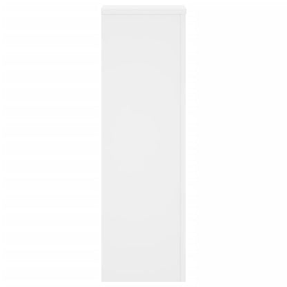 Pflanzenständer 2 Stk. Weiß 25x25x80 cm Holzwerkstoff