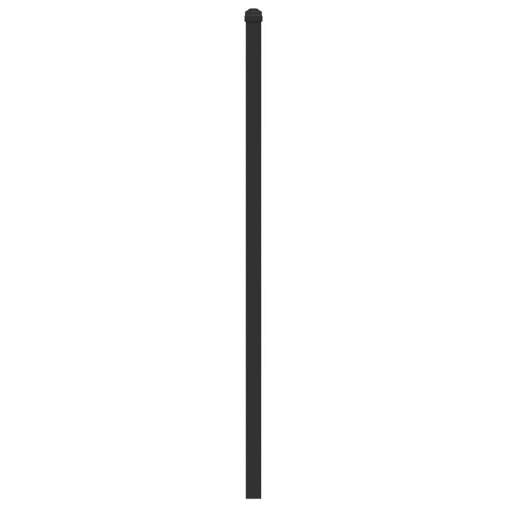 vidaXL Kopfteil Räuchereiche 180 cm Holzwerkstoff und Stahl