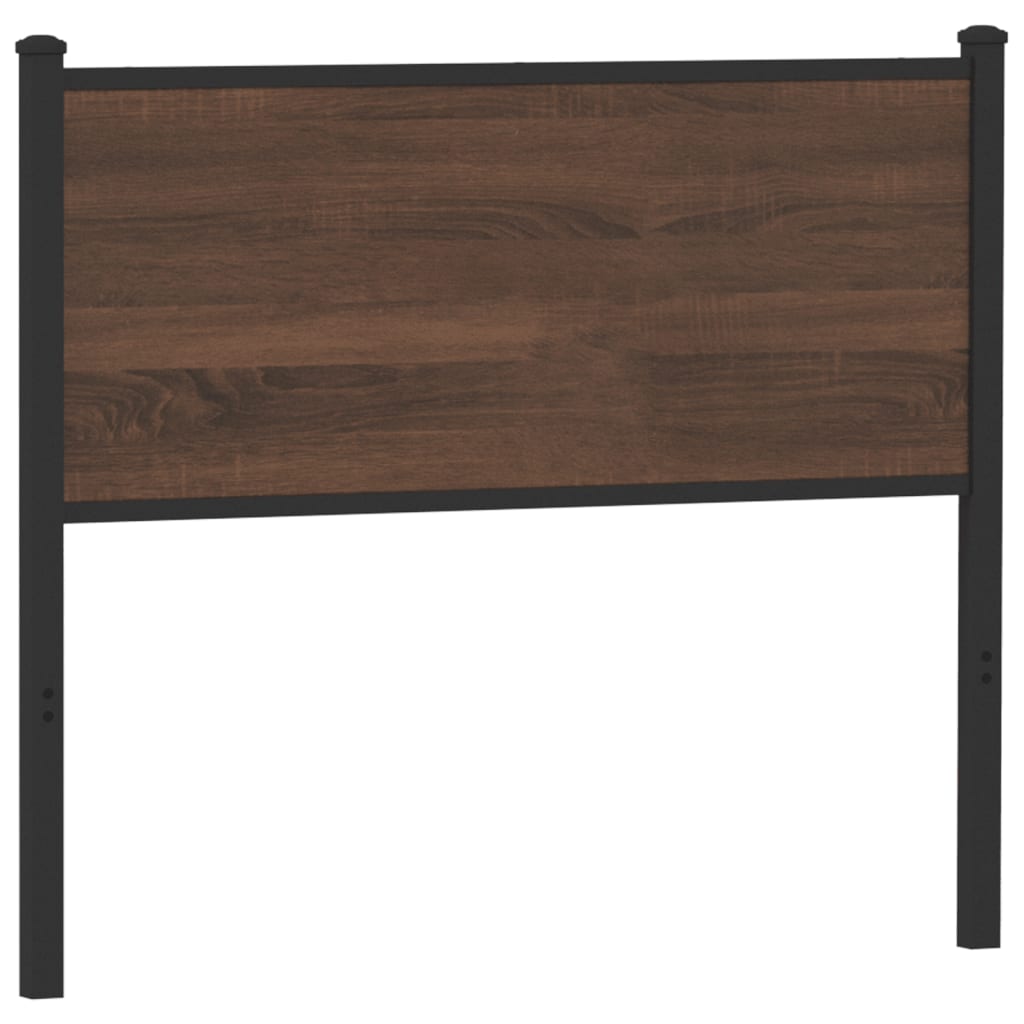 vidaXL Ersatz-Kopfteil Braun Eichen-Optik 100 cm Holzwerkstoff und Stahl