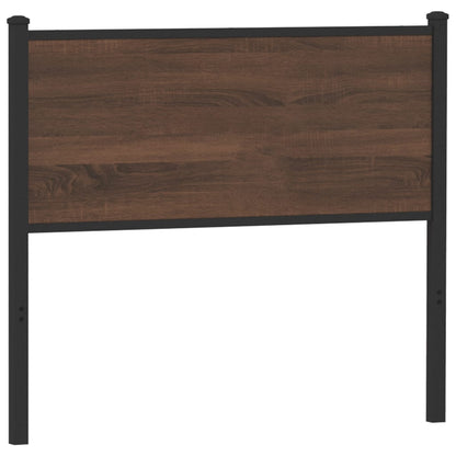 vidaXL Ersatz-Kopfteil Braun Eichen-Optik 100 cm Holzwerkstoff und Stahl