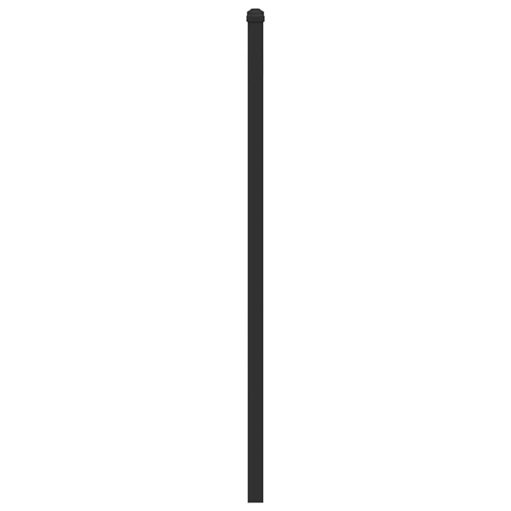 vidaXL Kopfteil Braun Eichen-Optik 190 cm Holzwerkstoff und Stahl