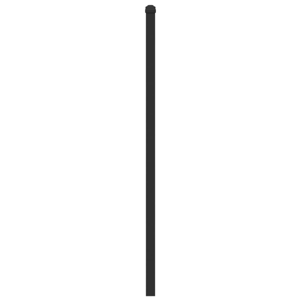 vidaXL Kopfteil Braun Eichen-Optik 200 cm Holzwerkstoff und Stahl