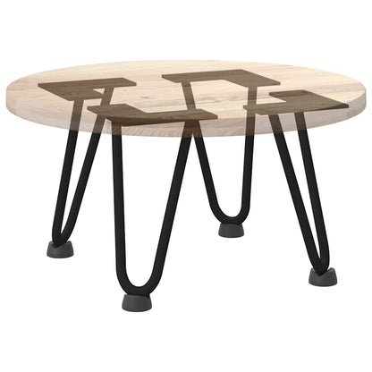 vidaXL Haarnadelbeine für Couchtisch 4 Stk. Schwarz 20 cm Massivstahl