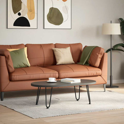 vidaXL Haarnadelbeine für Couchtisch 4 Stk. Schwarz 30 cm Massivstahl