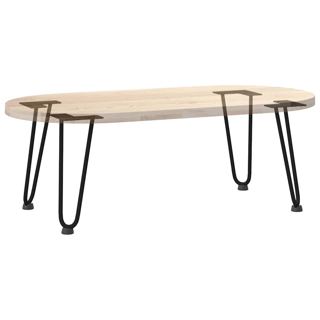 vidaXL Haarnadelbeine für Couchtisch 4 Stk. Schwarz 30 cm Massivstahl