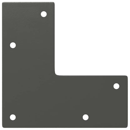 vidaXL Haarnadelbeine für Couchtisch 4 Stk. Anthrazit 30 cm Massivstahl
