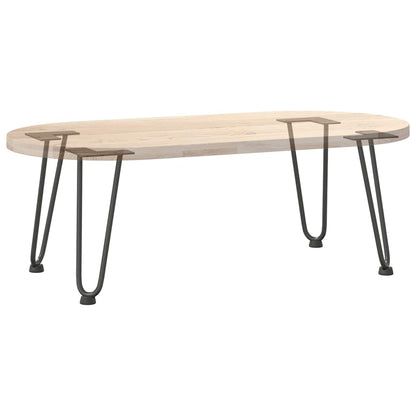vidaXL Haarnadelbeine für Couchtisch 4 Stk. Anthrazit 30 cm Massivstahl