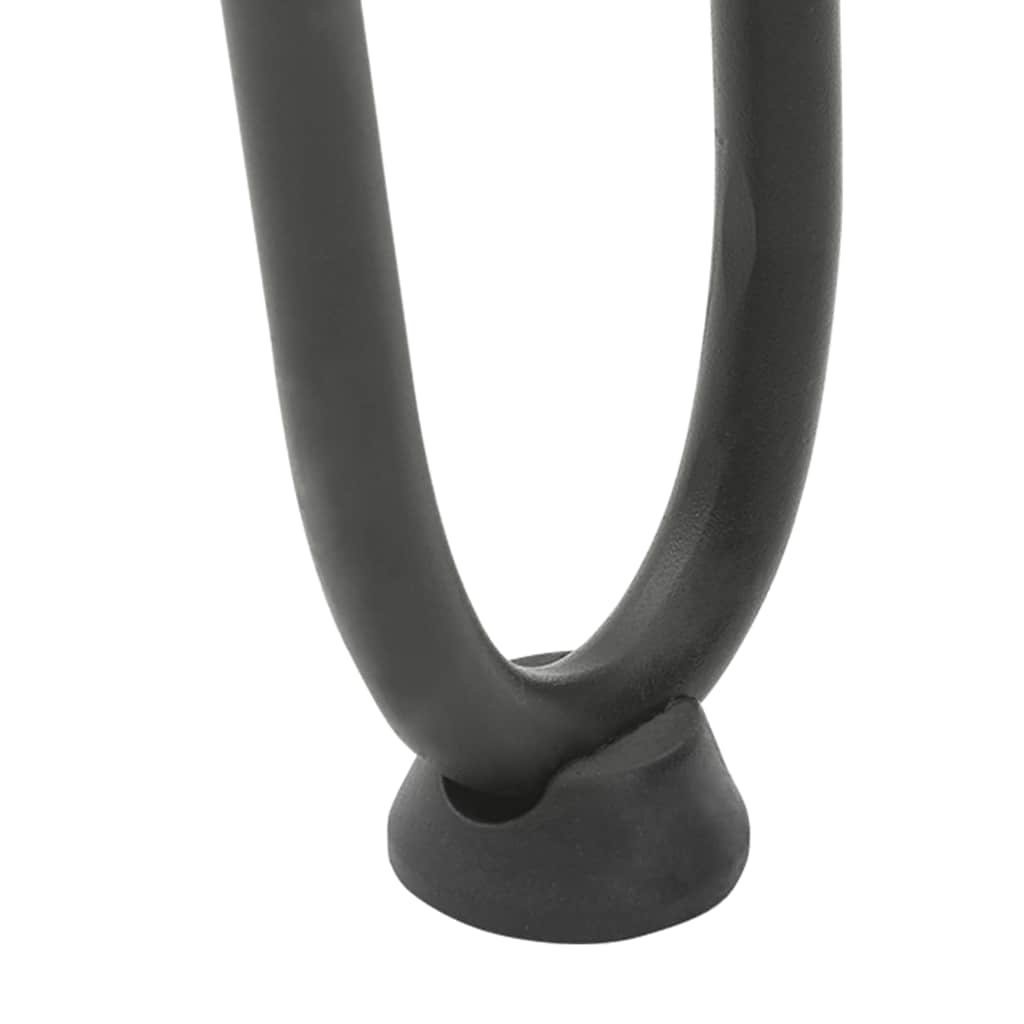 vidaXL Haarnadelbeine für Couchtisch 4 Stk. Anthrazit 30 cm Massivstahl