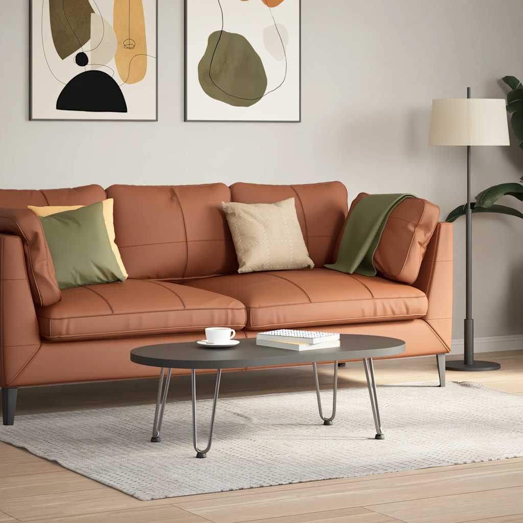 vidaXL Haarnadelbeine für Couchtisch 4 Stk. Naturstahl 30 cm Massivstahl