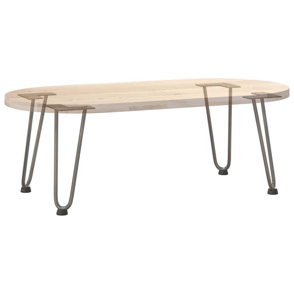 vidaXL Haarnadelbeine für Couchtisch 4 Stk. Naturstahl 30 cm Massivstahl