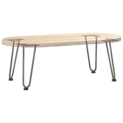 vidaXL Haarnadelbeine für Couchtisch 4 Stk. Naturstahl 30 cm Massivstahl
