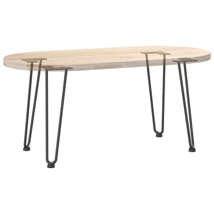 vidaXL Haarnadelbeine für Couchtisch 4 Stk. Anthrazit 42 cm Massivstahl
