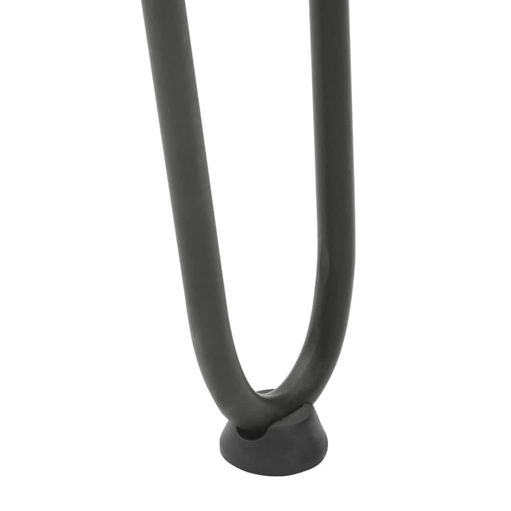 vidaXL Haarnadelbeine für Couchtisch 4 Stk. Anthrazit 42 cm Massivstahl