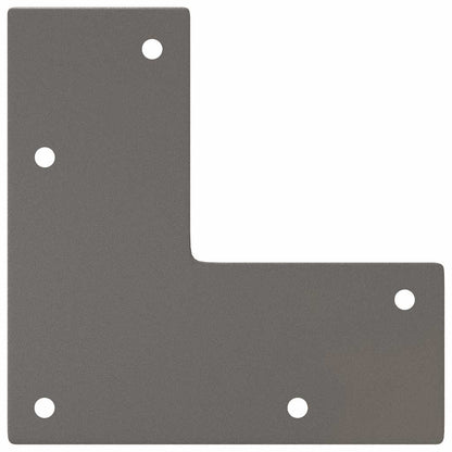 vidaXL Haarnadelbeine für Couchtisch 4 Stk. Naturstahl 10 cm Massivstahl