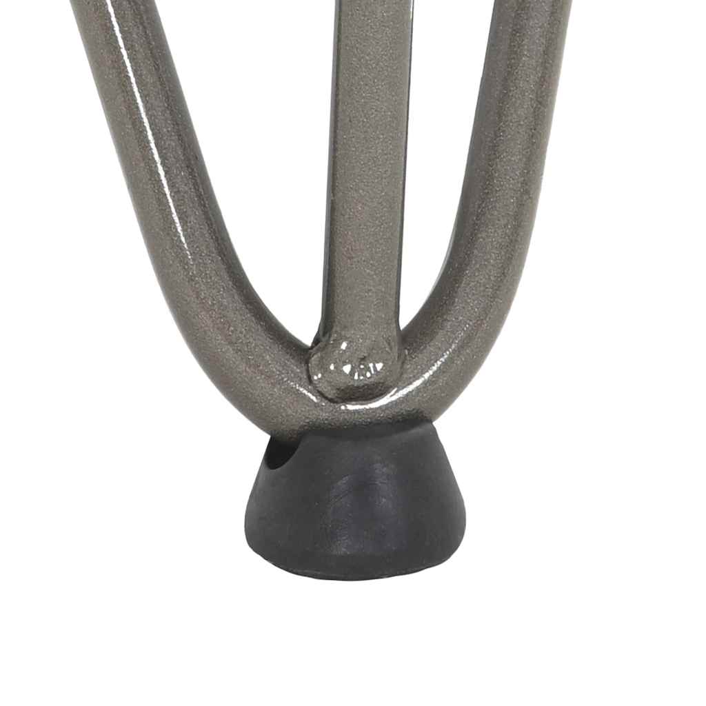 vidaXL Haarnadelbeine für Couchtisch 4 Stk. Naturstahl 10 cm Massivstahl