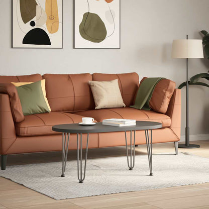 vidaXL Haarnadelbeine für Couchtisch 4 Stk. Naturstahl 42 cm Massivstahl