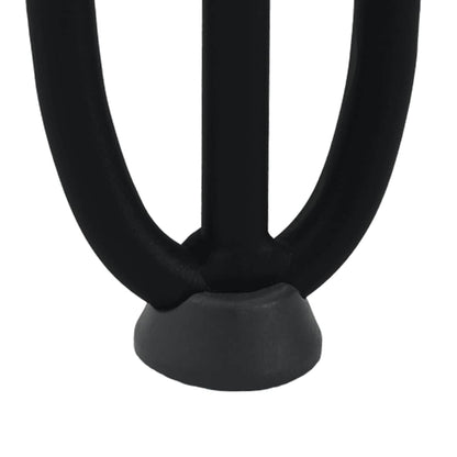 vidaXL Haarnadelbeine für Konsolentische 4 Stk. Schwarz 72 cm Massivstahl