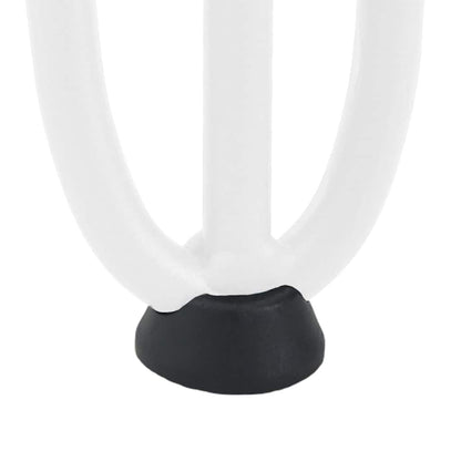 vidaXL Haarnadelbeine für Konsolentische 4 Stk. Weiß 72 cm Massivstahl