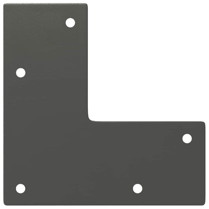 vidaXL Haarnadelbeine für Konsolentische 4 Stk. Anthrazit 72 cm Massivstahl