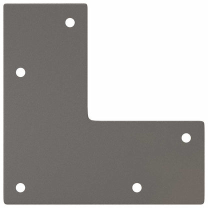 vidaXL Haarnadelbeine für Konsolentische 4 Stk. Naturstahl 72 cm Massivstahl
