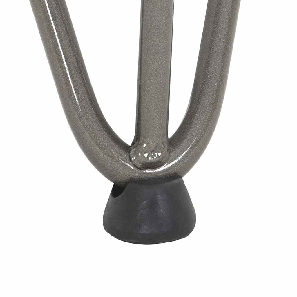 vidaXL Haarnadelbeine für Konsolentische 4 Stk. Naturstahl 72 cm Massivstahl