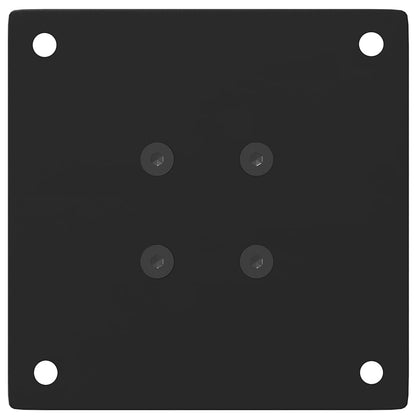 vidaXL Couchtischbeine 4 Stk. Schwarz 30-32 cm Stahl