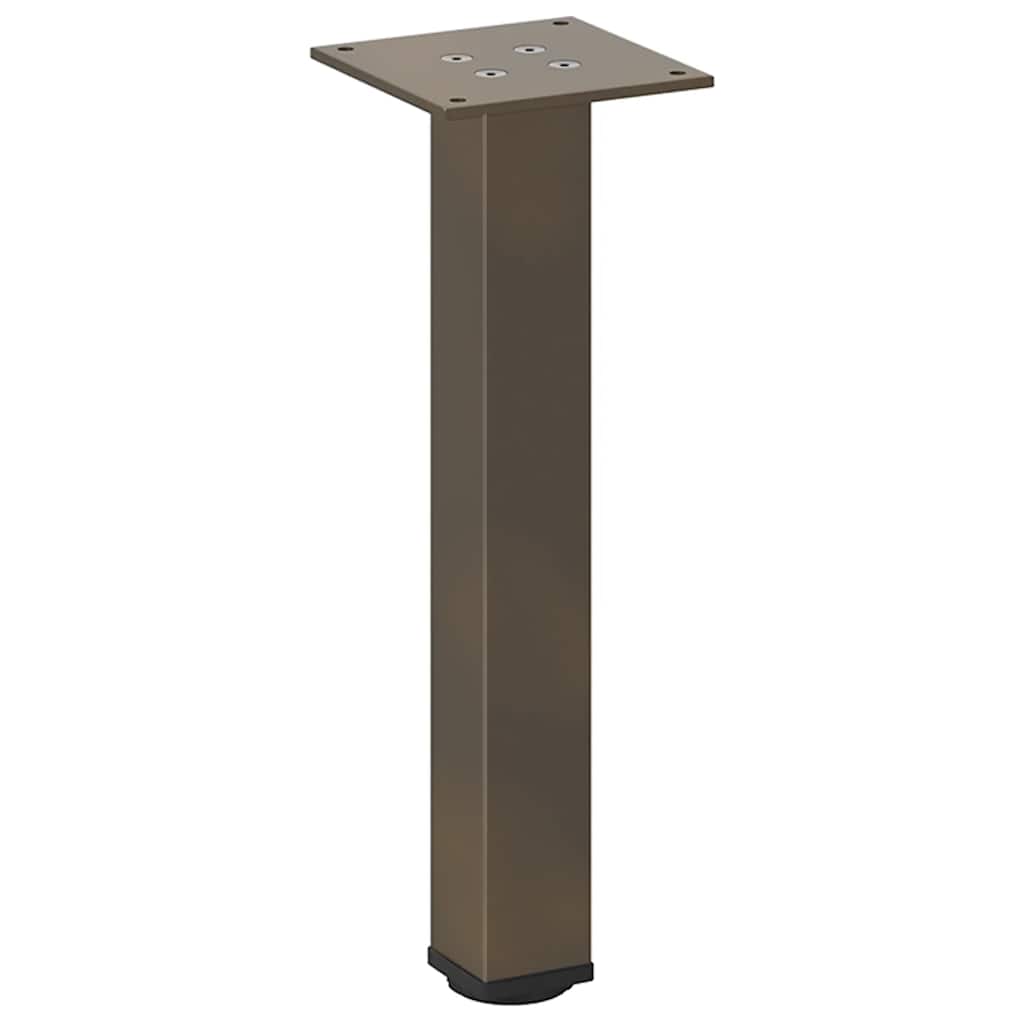 vidaXL Couchtischbeine 4 Stk. Naturstahl 30-32 cm Stahl