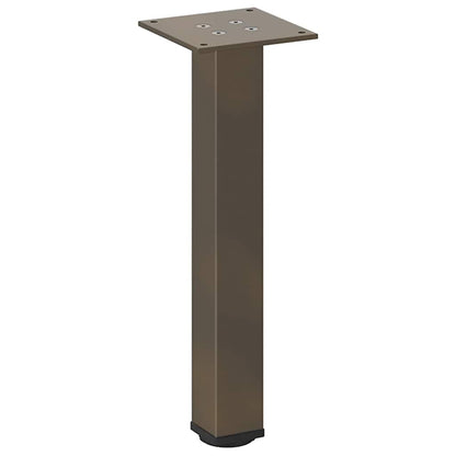vidaXL Couchtischbeine 4 Stk. Naturstahl 30-32 cm Stahl