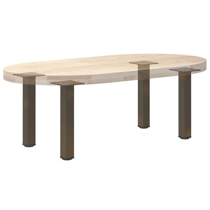 Couchtischbeine 4 Stk. Naturstahl 30-32 cm Stahl