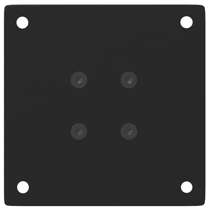 vidaXL Pieds de table basse 4 pcs Noir 42-44 cm Acier