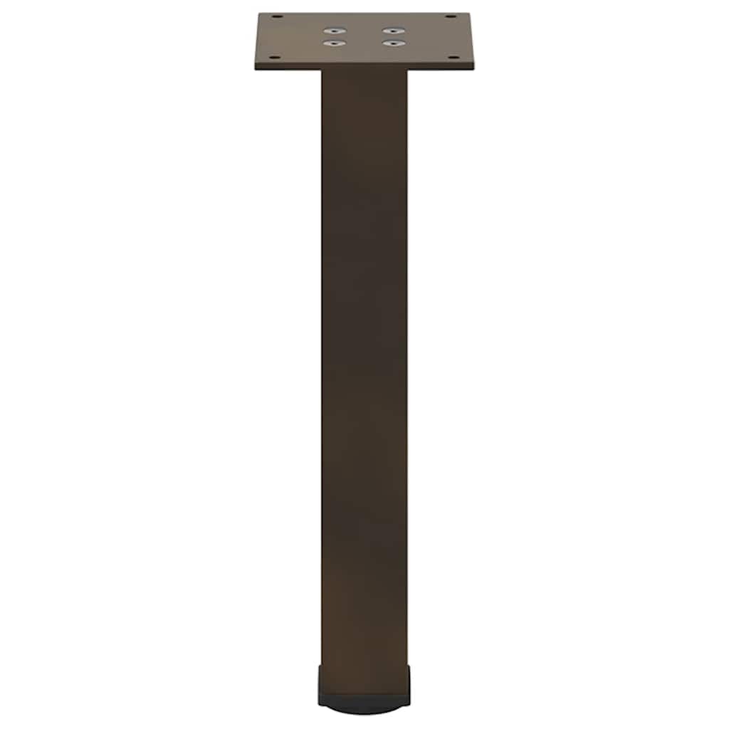 Couchtischbeine 4 Stk. Naturstahl 42-44 cm Stahl