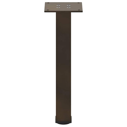 Couchtischbeine 4 Stk. Naturstahl 42-44 cm Stahl