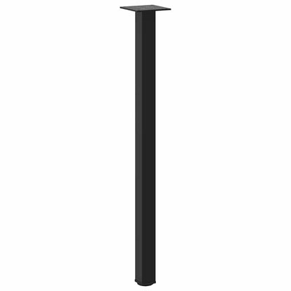 vidaXL Konsolentischbeine 4 Stk. Schwarz 72-74 cm Stahl
