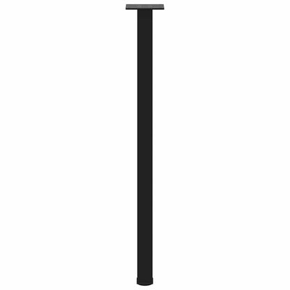 vidaXL Konsolentischbeine 4 Stk. Schwarz 72-74 cm Stahl