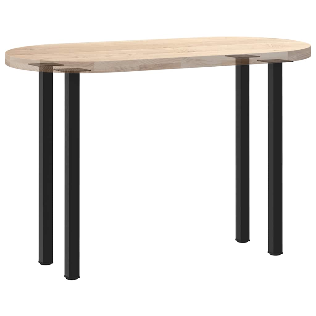 vidaXL Konsolentischbeine 4 Stk. Schwarz 72-74 cm Stahl